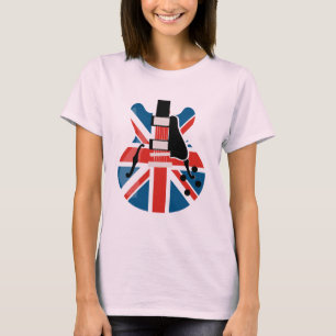 T-shirts Guitarra de Britpop