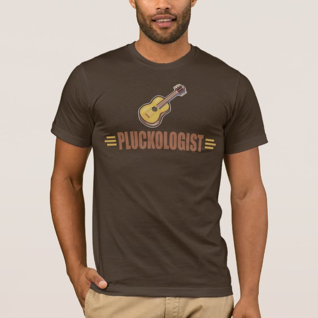 T-shirts Guitarra Engraçado (Frente)