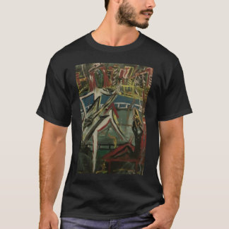 T-shirts Guitarrista Abstrato