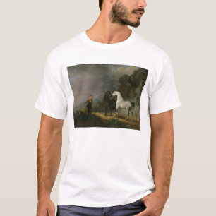 T-shirts Gulliver que endereça o Houyhnhnms, 1769 (óleo e
