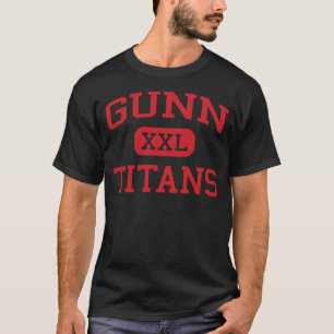 T-shirts Gunn - titã - segundo grau - Palo Alto Califórni