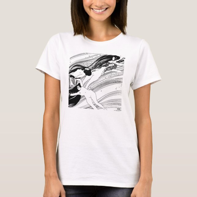 T-shirts Gustav Klimt - Arte Japonesa Surreal no Sangue de  (Frente)