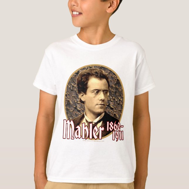 T-shirts Gustav Mahler (Frente)