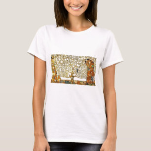 T-shirts Gustavo Klimt - a árvore da pintura da vida