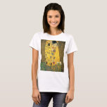 T-shirts GUSTAVO KLIMT - O beijo 1907<br><div class="desc">GUSTAVO KLIMT - O beijo 1907
Folha do óleo e de ouro em canvas</div>