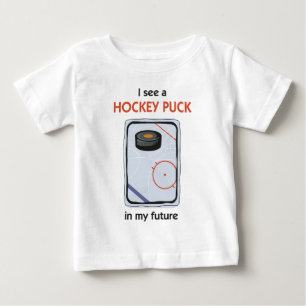 T-shirts Há um disco de hóquei em meu futuro
