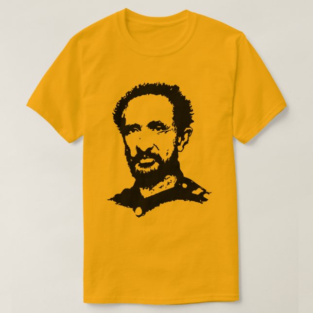 T-shirts Haile Selassie Rastafari Shirt - Jah Messiah - (Frente do Design)