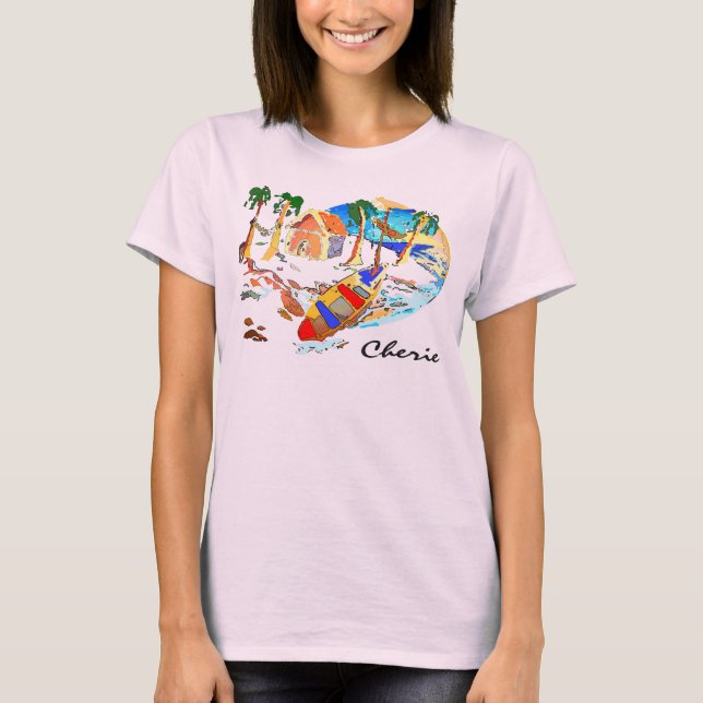 T-shirts Haiti cherie (Frente)