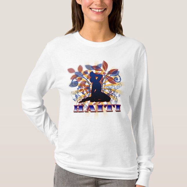 T-SHIRTS HAITI (GRAFX FLORAIS) (Frente)