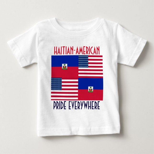 T-SHIRTS HAITIAN-AMERICAN (Frente)