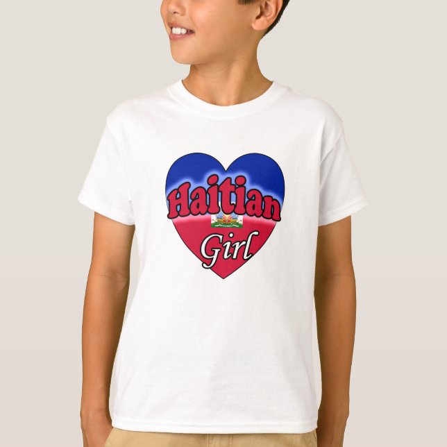 T-shirts Haitian Girl (Frente)