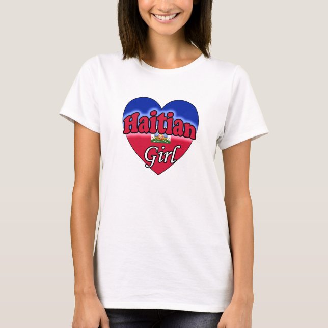 T-shirts Haitian Girl (Frente)