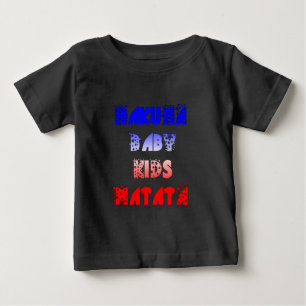 T-shirts Hakuna Matata Baby & Kids: Design de cor francesa