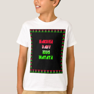 T-shirts Hakuna Matata Baby Kids Oferece incríveis desenhos