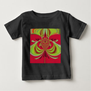T-shirts Hakuna Matata design amarelo-vermelho