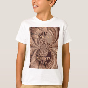 T-shirts Hakuna Matata Kenya Giraffe Safari Woven Sourveni