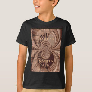 T-shirts Hakuna Matata Kenya Giraffe Safari Woven Sourveni