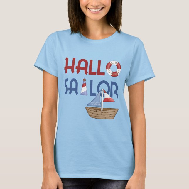 T-shirts Hallo Sailor (Frente)