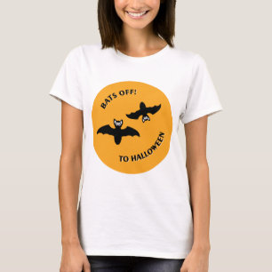 T-shirts Halloween Bats Orange