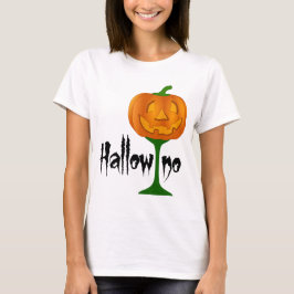 T-shirts Halloween Halloween De Vidro De Pumpkin