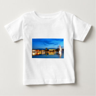 T-shirts Hamburg Harbor Hafen Alemanha Alster Night
