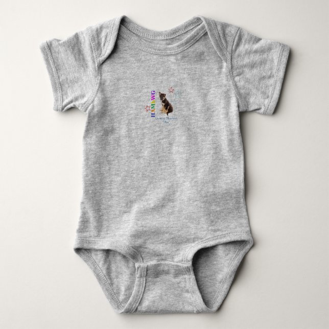T-shirts HAMbWG Baby Boy T w Hambwg German shepherd "Max" (Frente)