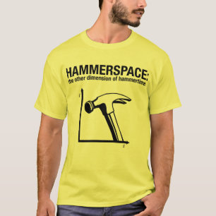 T-shirts hammerspace: a outra dimensão de hammertime.