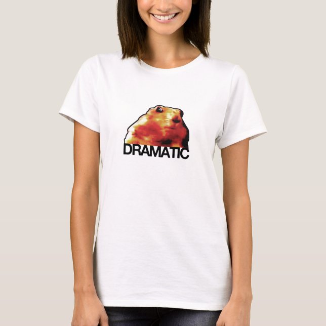 T-shirts hamster/caule/prairie dramático (Frente)