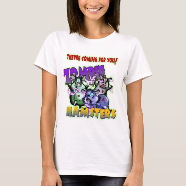 T-SHIRTS HAMSTER DO ZOMBI! (Frente)