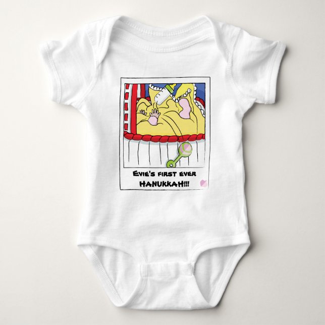 T-shirts Hanukkah Baby Jersey (Frente)