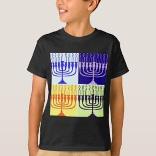 T-shirts Hanukkah Menorah