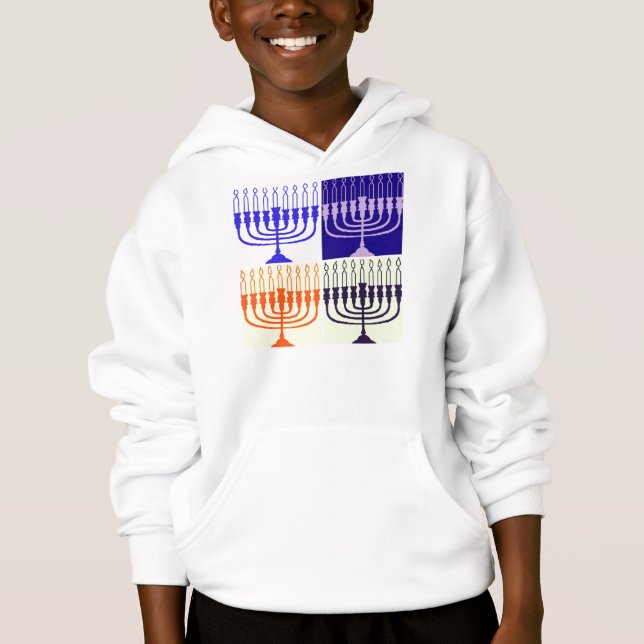 T-shirts Hanukkah Menorah (Frente)