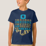 T-shirts Hanukkah "O Dreidel Dreidel Dreidel Dreidel" - T-S<br><div class="desc">Hanukkah "O Dreidel Dreidel Dreidel Now Dreidel I Shall Play" Escolha entre muitas camisetas, estilos e tamanhos diferentes para este design! Obrigados para parar e comprar por aqui! Muito apreciado! Feliz Chanukah/Hanukkah!Estilo: Garotos, Hanes, T-ShirtEspere até que você pegue essa camiseta sem jeito no seu filho. Ele levará o estilo do...</div>