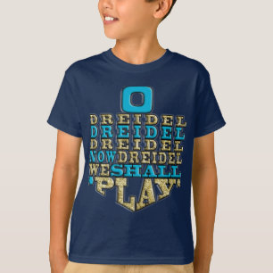 T-shirts Hanukkah "O Dreidel Dreidel Dreidel Dreidel" - T-S