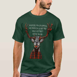 T-shirts Hap Pee Hall Lee Dayz Engraçado Hipster Deer