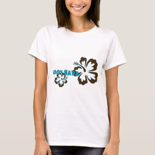 T-shirts Hapa 100% (com hibiscus)