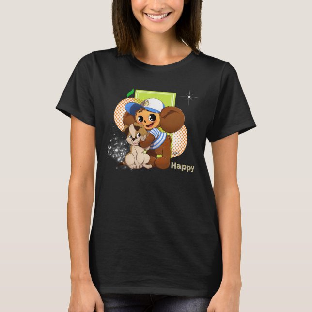 T-shirts "Happy and friend" by Happy (Frente)