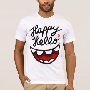 T-shirts Happy Hello BIG Smile