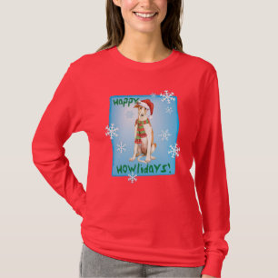 T-shirts Happy Howliday Borzoi