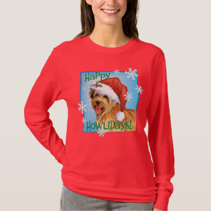 T-shirts Happy Howlidays Pyrenean Shepherd