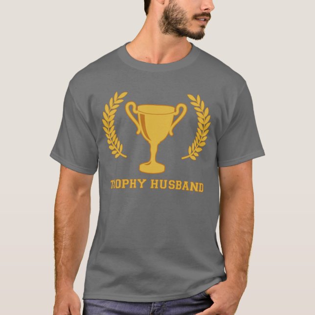 T-shirts Happy Ouro Trophy Husband (Frente)