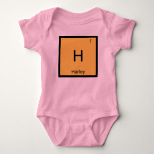 T-shirts Harley Nome Química Elemento Tabela Periódica