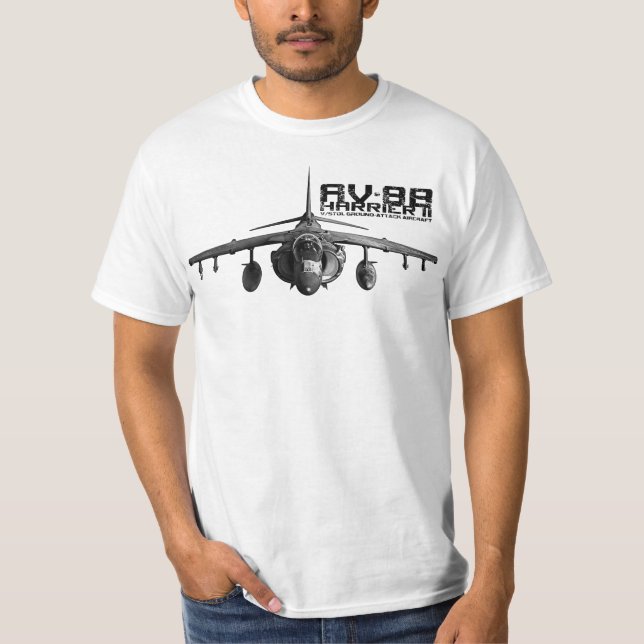 T-shirts Harrier de AV-8B II (Frente)