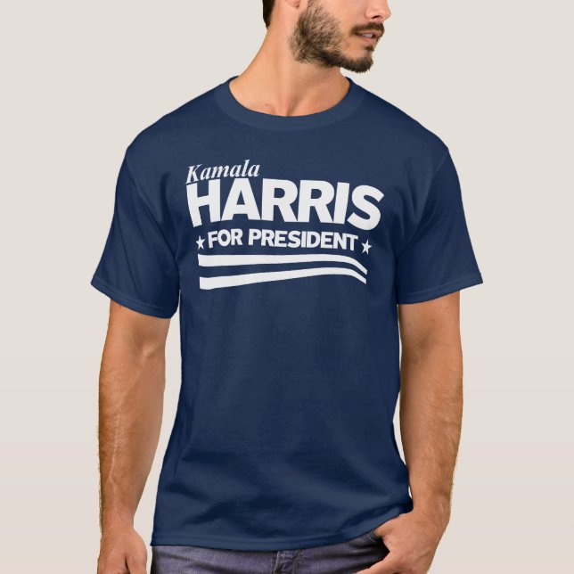 T-shirts HARRIS - Kamala Harris para o presidente (Frente)