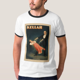 T-shirts Harry Kellar executa a mágica da levitação 1895