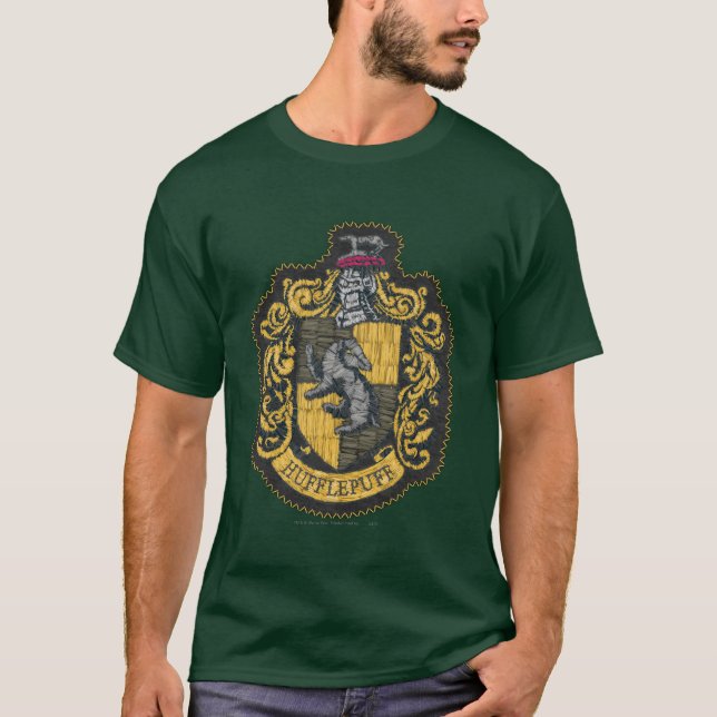 T-shirts Harry Potter | Brasão da Hufflepuff Patch (Frente)