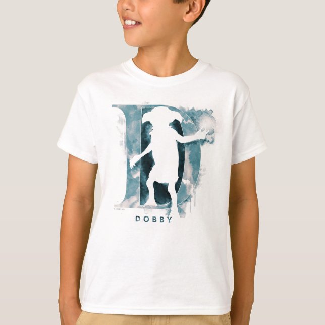 T-shirts Harry Potter | Dobby Character Watercolor (Frente)