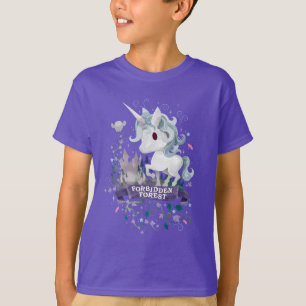 T-shirts Harry Potter Floresta Proibida Unicórnio Gráfico
