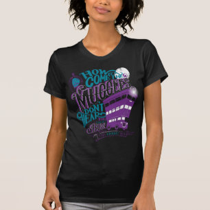 T-shirts Harry Potter Gráfico de Tipografia do ônibus "K