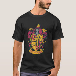 T-shirts Harry Potter Gryffindor Crest Dourado e Vermelho